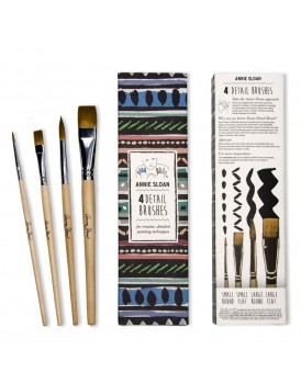 Annie Sloan set 4 detail brushes