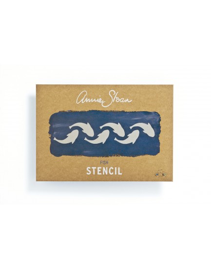 Annie Sloan stencil Fish
