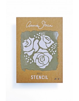 Annie Sloan stencil Roses