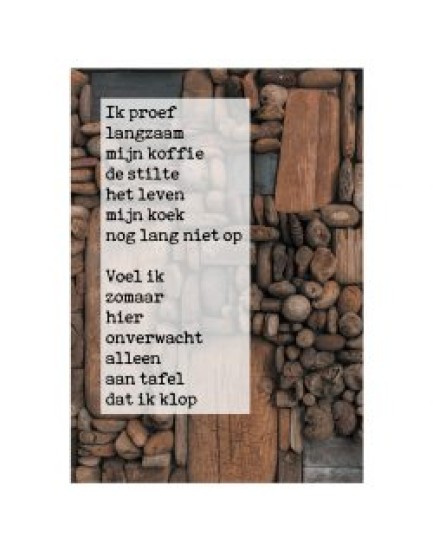 Postkaart gedicht Ariena Ruwaard 8