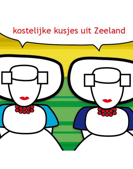 Wenskaart Illi Graphics kostelijke kusjes