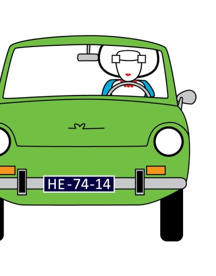 Wenskaart Illi Graphics Dafje